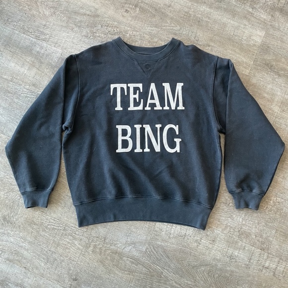 ANINE BING TEAM BING SWEATSHIRT - SIZE XS - Picture 2 of 3